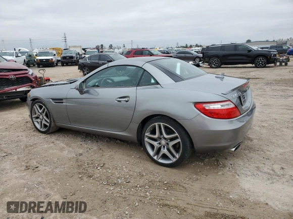 2014 Mercedes-Benz SLK 250 with VIN WDDPK4HA0EF091357, listed as a Copart auction lot 46293775 with 71,994 mi miles and Salvage title. Bid and sale history available at DreamBid. Image 2.