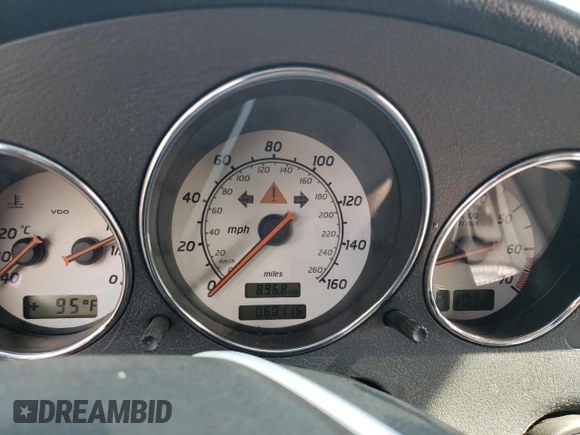 2002 Mercedes-Benz SLK-Class 2.3L Kompressor with VIN WDBKK49F32F243947, listed as a Copart auction lot 68308554 with 60,116 mi miles and Salvage Title. Bid and sale history available at carsss.com. Image 9.