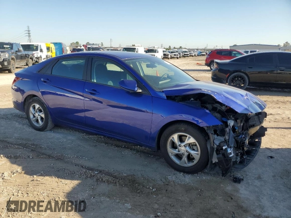 2022 Hyundai Elantra SE with VIN KMHLL4AG0NU334659, listed as a Copart auction lot 46928205 with 31,312 mi miles and Salvage Title. Bid and sale history available at DreamBid. Image 4.