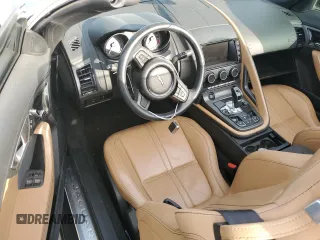 2014 Jaguar F-Type V6 with VIN SAJWA6E74E8K06478, listed as a Copart auction lot 76975894 with Not Provided miles and Salvage Title. Bid and sale history available at DreamBid. Image 8.
