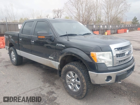 2014 Ford F-150 XL with VIN 1FTFW1ET5EFC27691, listed as a IAAI auction lot 41964611 with 155,816 mi miles and . Bid and sale history available at DreamBid. Image 1.