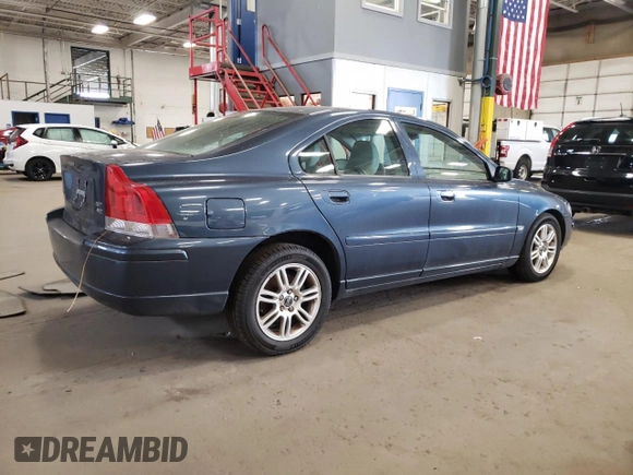 2006 Volvo S60 2.5T with VIN YV1RH592862554749, listed as a Copart auction lot 53538585 with 86,040 mi miles and Clean Title. Bid and sale history available at carsss.com. Image 3.