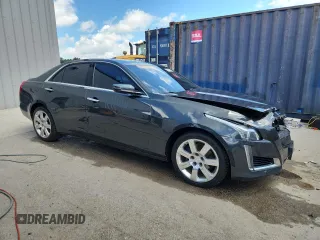 2016 Cadillac CTS Luxury Collection AWD with VIN 1G6AX5SS2G0197973, listed as a Copart auction lot 61595195 with 76,723 mi miles and Clean title. Bid and sale history available at DreamBid. Image 4.