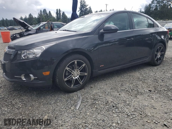2014 Chevrolet Cruze 2LT with VIN 1G1PE5SB2E7364598, listed as a Copart auction lot 61970575 with 150,937 mi miles and Salvage title. Bid and sale history available at DreamBid. Image 1.