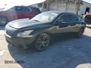 2014 Nissan Maxima S with VIN 1N4AA5AP6EC471379, listed as a Copart auction lot 56492305 with 159,565 mi miles and Clean title. Bid and sale history available at DreamBid. Image 1.