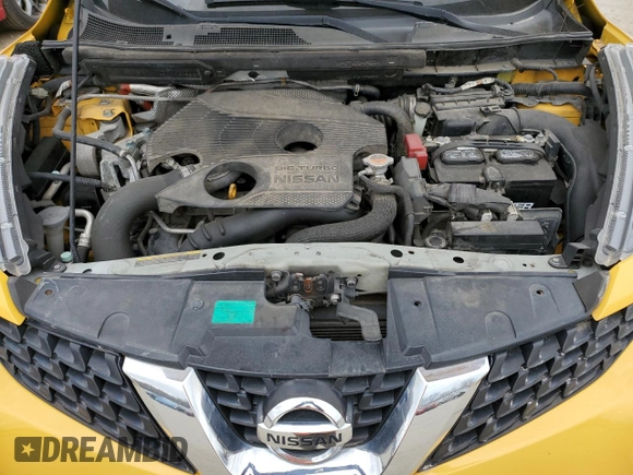2015 Nissan Juke SL with VIN JN8AF5MV0FT554088, listed as a Copart auction lot 47786505 with 141,723 mi miles and Salvage title. Bid and sale history available at DreamBid. Image 12.