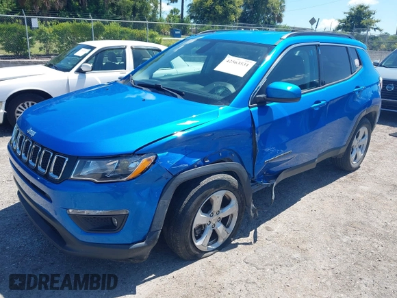 2018 Jeep Compass Latitude с VIN 3C4NJCBB1JT338496, выставлен на аукционе IAAI как лот 42563531 с пробегом 47 447 миль миль и . История ставок и продаж доступна на DreamBid. Изображение 2.