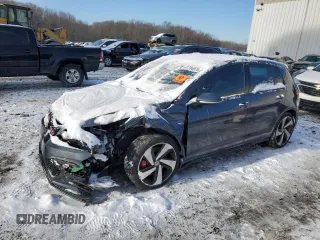 2018 Volkswagen Golf GTI S with VIN 3VW547AU4JM260465, listed as a Copart auction lot 41784875 with 0 mi miles and Salvage Title. Bid and sale history available at carsss.com. Image 1.