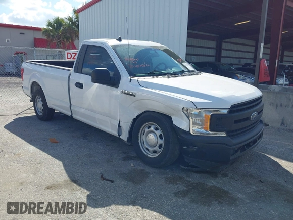 2020 Ford F-150 XL with VIN 1FTMF1CB2LKD11974, listed as a IAAI auction lot 41523698 with 123,187 mi miles and . Bid and sale history available at carsss.com. Image 1.