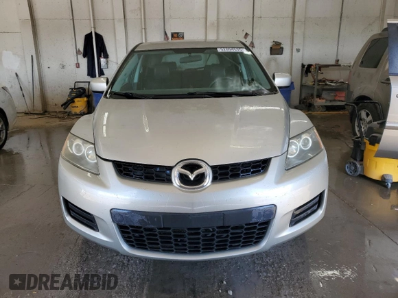 2008 Mazda CX-7 Sport with VIN JM3ER293X80185648, listed as a Copart auction lot 52094535 with 185,123 mi miles and Salvage Title. Bid and sale history available at DreamBid. Image 5.
