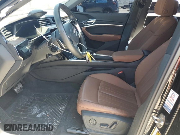 2022 Audi e-tron Premium with VIN WA1AAAGE2NB005246, listed as a Copart auction lot 56534103 with 26,794 mi miles. Bid and sale history available at carsss.com. Image 7.