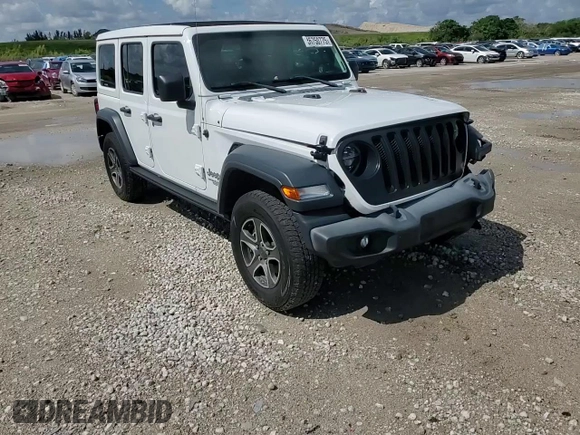 2020 Jeep Wrangler Unlimited Sport S с VIN 1C4HJXDN6LW265960, выставлен на аукционе Copart как лот 55750775 с пробегом 62 990 миль миль и На запчасти • Non repairable. История ставок и продаж доступна на DreamBid. Изображение 14.