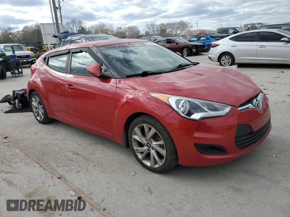 2016 Hyundai Veloster z VIN KMHTC6AD9GU302135, wystawiony jako Copart lot #81881264 z przebiegiem 167 281 mil mil oraz Szkoda całkowita • Salvage title. Historia ofert i sprzedaży dostępna na DreamBid. Obrazek 4.