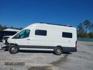 2022 Ford Transit Cargo with VIN 1FTBW3U85NKA01097, listed as a IAAI auction lot 41076643 with 24,786 mi miles and . Bid and sale history available at DreamBid. Image 14.
