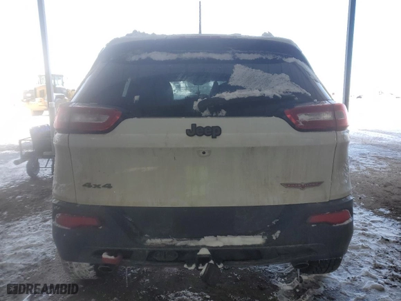 2017 Jeep Cherokee Trailhawk with VIN 1C4PJMBS5HW589959, listed as a Copart auction lot 89111525 with 123,004 mi miles and Salvage Title. Bid and sale history available at carsss.com. Image 6.