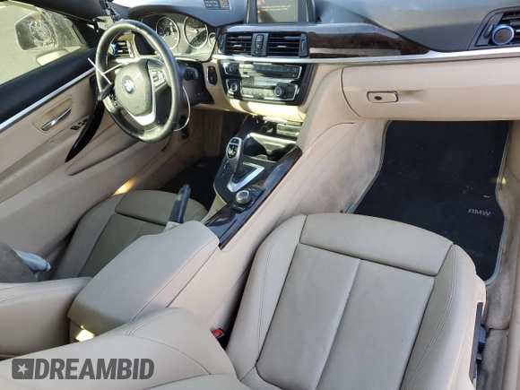 2015 BMW 4 Series 435i with VIN WBA3R1C51FK195682, listed as a Copart auction lot 47135775 with 116,502 mi miles and Salvage title. Bid and sale history available at DreamBid. Image 8.