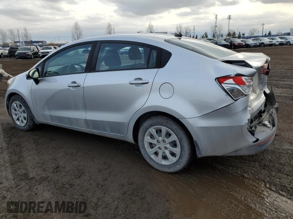 2016 Kia Rio LX with VIN KNADM4A30G6671355, listed as a Copart auction lot 48075515 with 98,168 mi miles and Salvage Title. Bid and sale history available at carsss.com. Image 2.