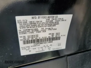 2016 Ford Police Interceptor с VIN 1FAHP2MK1GG154844, выставлен на аукционе Copart как лот 54767045 с пробегом 85 523 миль миль и Чистый • Clean title. История ставок и продаж доступна на DreamBid. Изображение 12.