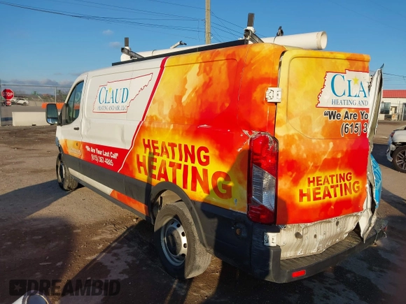 2020 Ford Transit Cargo with VIN 1FTBR1Y88LKA06393, listed as a IAAI auction lot 41283124 with 229,589 mi miles and . Bid and sale history available at DreamBid. Image 3.