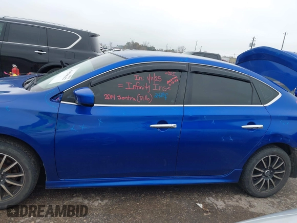 2014 Nissan Sentra SV with VIN 3N1AB7AP3EY322277, listed as a IAAI auction lot 41434612 with 124,668 mi miles and . Bid and sale history available at DreamBid. Image 14.