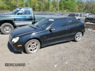 2003 Mercedes-Benz C 230 Kompressor with VIN WDBRN40J23A460301, listed as a Copart auction lot 53648495 with 133,887 mi miles and Salvage title. Bid and sale history available at DreamBid. Image 1.