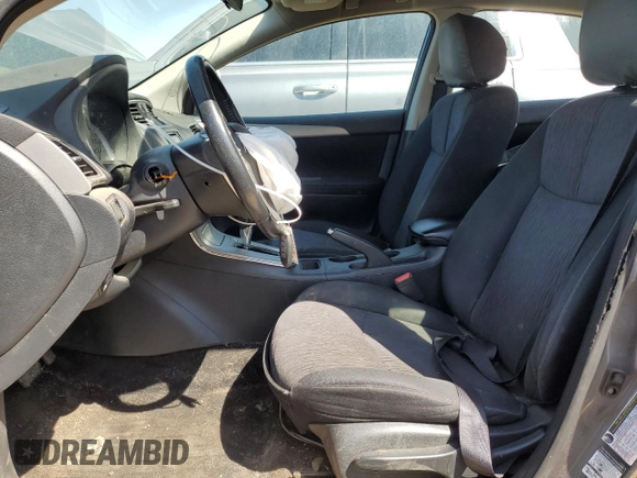 2015 Nissan Sentra SV with VIN 3N1AB7AP8FY314919, listed as a Copart auction lot 50491565 with 142,558 mi miles and Salvage Title. Bid and sale history available at carsss.com. Image 7.