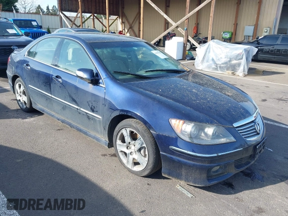 2008 Acura RL Tech Pkg with VIN JH4KB16678C002194, listed as a IAAI auction lot 41859182 with 1 mi miles. Bid and sale history available at carsss.com. Image 1.