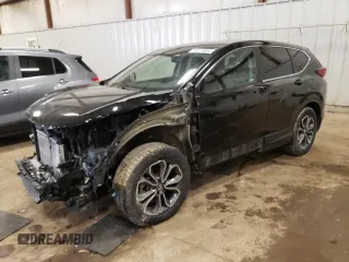 2021 Honda CR-V EX-L with VIN 2HKRW2H88MH637092, listed as a Copart auction lot 46130065 with 83,666 mi miles and Salvage Title. Bid and sale history available at carsss.com. Image 1.