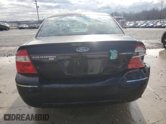 2006 Ford Five Hundred Limited with VIN 1FAHP28116G116935, listed as a Copart auction lot 86310394 with 219,892 mi miles and Non Repairable. Bid and sale history available at carsss.com. Image 6.