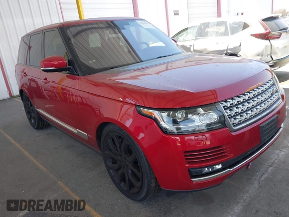 2016 Land Rover Range Rover HSE z VIN SALGS2PFXGA316291, wystawiony jako IAAI lot #42298799 z przebiegiem 92 922 mil mil oraz . Historia ofert i sprzedaży dostępna na DreamBid. Obrazek 1.