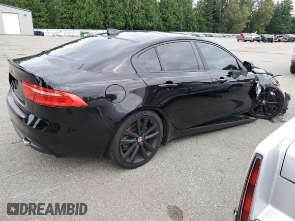 2017 Jaguar XE 35t Prestige with VIN SAJAK4BVXHA948749, listed as a Copart auction lot 68184864 with 59,695 mi miles and Salvage Title. Bid and sale history available at carsss.com. Image 3.