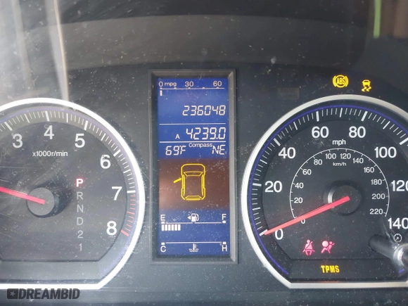 2010 Honda CR-V EX with VIN 5J6RE4H55AL084391, listed as a IAAI auction lot 42114953 with 236,048 mi miles. Bid and sale history available at carsss.com. Image 15.