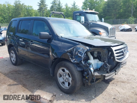 2013 Honda Pilot LX with VIN 5FNYF4H24DB051250, listed as a IAAI auction lot 42433050 with 142,310 mi miles and . Bid and sale history available at DreamBid. Image 1.