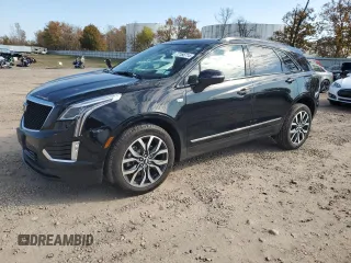 2021 Cadillac XT5 AWD Sport with VIN 1GYKNHRS3MZ103180, listed as a Copart auction lot 77166714 with 17,659 mi miles and Salvage title. Bid and sale history available at DreamBid. Image 1.