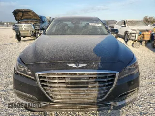 2018 Genesis G80 5.0L Ultimate with VIN KMHGN4JF4JU228941, listed as a Copart auction lot 75126194 with 61,704 mi miles and Non Repairable. Bid and sale history available at carsss.com. Image 5.