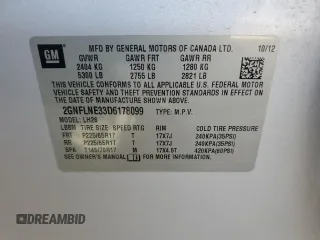 2013 Chevrolet Equinox LT z VIN 2GNFLNE33D6178099, wystawiony jako Copart lot #52930335 z przebiegiem 118 147 mil mil oraz Szkoda całkowita • Salvage title. Historia ofert i sprzedaży dostępna na DreamBid. Obrazek 12.