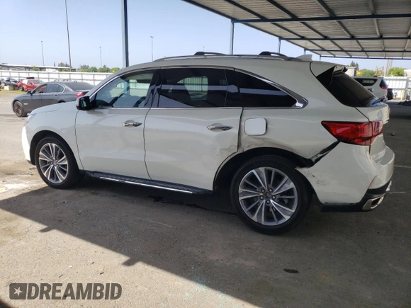2017 Acura MDX w/Technology Pkg with VIN 5FRYD4H5XHB034778, listed as a Copart auction lot 54274715 with 68,717 mi miles and Salvage Title. Bid and sale history available at carsss.com. Image 2.