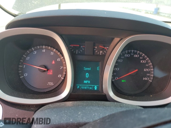 2012 Chevrolet Equinox LT w/1LT with VIN 2GNALDEK8C1203926, listed as a Copart auction lot 50415555 with 191,871 mi miles and Salvage Title. Bid and sale history available at carsss.com. Image 9.