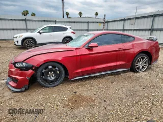 2018 Ford Mustang EcoBoost with VIN 1FA6P8TH1J5108207, listed as a Copart auction lot 58573745 with 48,436 mi miles and Salvage title. Bid and sale history available at DreamBid. Image 1.