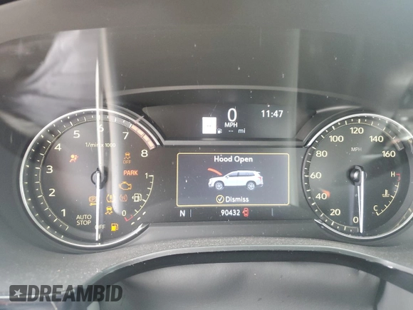 2020 Cadillac XT6 FWD Premium Luxury with VIN 1GYKPCRS9LZ205904, listed as a Copart auction lot 60575174 with 90,432 mi miles and Salvage Title. Bid and sale history available at carsss.com. Image 9.