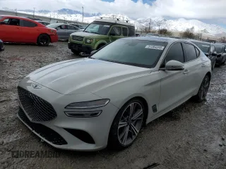2024 Genesis G70 2.5T with VIN KMTG34SC6RU136838, listed as a Copart auction lot 51304345 with 13,041 mi miles and Salvage title. Bid and sale history available at DreamBid. Image 1.