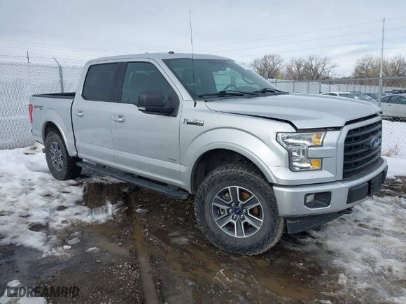 2017 Ford F-150 XL with VIN 1FTEW1EG3HKD18064, listed as a IAAI auction lot 41635283 with 193,147 mi miles. Bid and sale history available at carsss.com. Image 1.