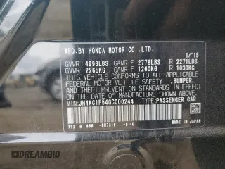 2016 Acura RLX Tech Pkg with VIN JH4KC1F54GC000244, listed as a Copart auction lot 78897764 with 62,848 mi miles and Salvage Title. Bid and sale history available at carsss.com. Image 12.