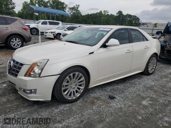2012 Cadillac CTS Premium with VIN 1G6DS5E35C0107306, listed as a Copart auction lot 57486615 with 149,012 mi miles and Salvage title. Bid and sale history available at DreamBid. Image 1.