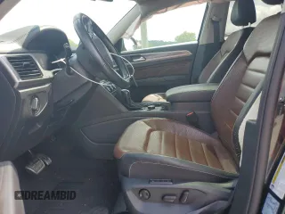 2021 Volkswagen Atlas SEL Premium R-Line with VIN 1V2FR2CA1MC500123, listed as a Copart auction lot 56912575 with 57,054 mi miles and Salvage title. Bid and sale history available at DreamBid. Image 7.