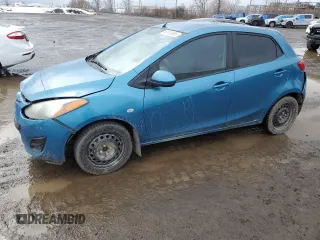 2012 Mazda 2 Sport with VIN JM1DE1KY8C0138630, listed as a Copart auction lot 50610805 with 170,320 mi miles and Salvage Title. Bid and sale history available at carsss.com. Image 1.
