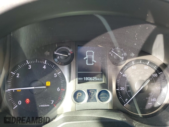 2013 Lexus GX 460 z VIN JTJBM7FX7D5060423, wystawiony jako Copart lot #57287435 z przebiegiem 180 625 mil mil oraz Szkoda całkowita • Salvage title. Historia ofert i sprzedaży dostępna na DreamBid. Obrazek 9.