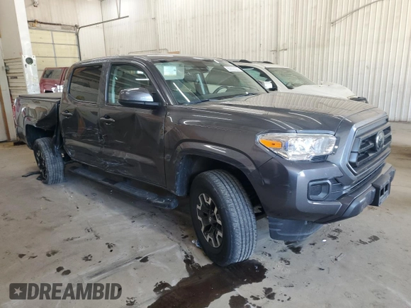 2021 Toyota Tacoma SR with VIN 3TMCZ5AN5MM378375, listed as a Copart auction lot 63806325 with 47,061 mi miles and Salvage title. Bid and sale history available at DreamBid. Image 4.
