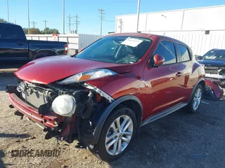2012 Nissan Juke SL with VIN JN8AF5MR5CT101826, listed as a IAAI auction lot 41053272 with 24,525 mi miles. Bid and sale history available at carsss.com. Image 2.