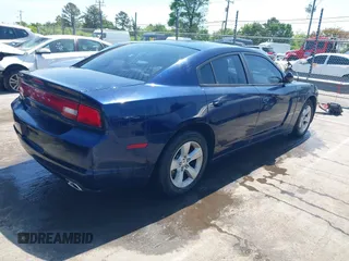 2014 Dodge Charger SE with VIN 2C3CDXBG1EH130526, listed as a IAAI auction lot 41996912 with 161,485 mi miles. Bid and sale history available at carsss.com. Image 4.